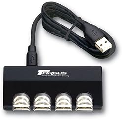 Targus 4-Port USB 2.0 Ultra Mini Hub PA055U (Black)