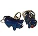 Read Leather Piggy Key Chain/bag Charm, a Pair Set (Two Blue Piggy),Lovely Hand Craft Item. Unique! Details Leather Piggy Key Chain/bag Charm, a Pair Set (Two Blue Piggy),Lovely Hand Craft Item. Unique!