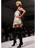 Voom Dress - Voom by Joy Han - Cameo Mini Dress with Gold Mettalic - Silk Dress
