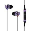 SoundMAGIC E10M In-Ear Headset for iPhone, iPad, iPod (Black/Purple)