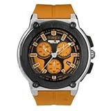 Timex Men's T5K351 Ironman Dress Orange Rubber Orange Dial Watch