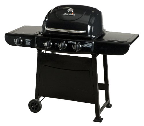 Char-Broil 36,000 BTU 3-Burner Gas Grill, 522 Square Inch with Side Burner