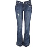 Almost Famous Embroidered Pocket Bootcut Jeans