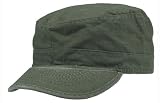 US BDU Feldmuetze Rip Stop oliv-stonewashed S-XXL