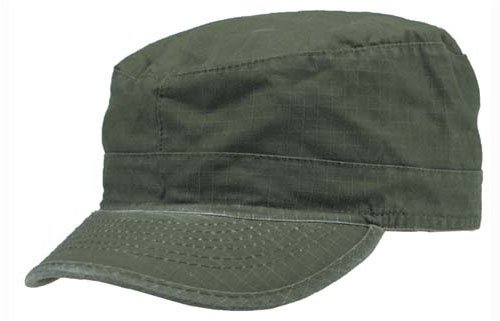 US BDU Feldmütze Rip Stop oliv-stonewashed S-XXL