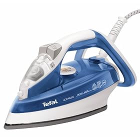 Tefal Ultraglide FV4480G0 Anti-Scale Steam Iron, 2300 Watt, Vivid Blue