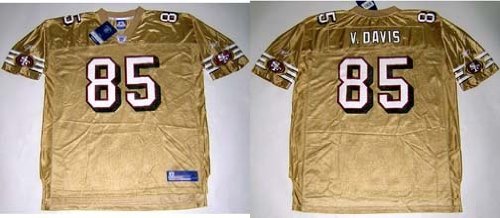 REEBOK SAN FRANCISCO 49ERS VERNON DAVIS ALTERNATE COLOR REPLICA JERSEY SZ LARGE