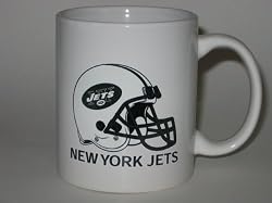 NEW YORK JETS 11 oz. Team Logo Traditional White COFFEE MUG