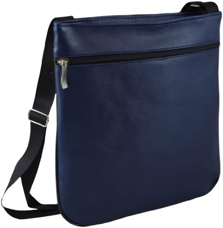 GC-GianniCarlo Fashion Collection, Faux Leather Women's / Girls Cross Body Bag (Navy Blue)