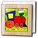 Choo Choo Train - 6 Inch Tile Napkin Holder