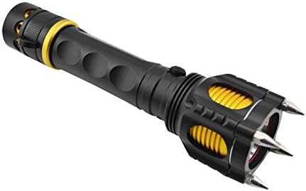 XML-L2 LED Handheld Flashlight, 5 Light Modes, Water-proof, Long Distance Beam, Aluminum Alloy Cosntruction, Super Bright 1198 Lumens, Acoustic-Optical Warning Device, Dual Battery