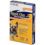 Zodiac Spot On Flea and Tick Control for Dog, Puppy, Under 15-Pound