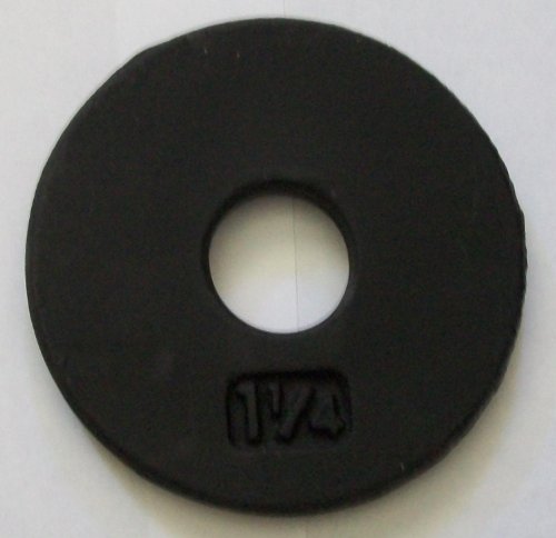 1.25 lb. Black Standard Plates (Pair)