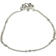 Ankle Bracelets Sterling Silver Foot Jewelry Pair 10.25 inches (sanklt025)