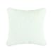 CaliTime Super Soft Throw Pillow Cover Case for Couch Sofa Bed Solid Plush Faux Fur 18 X 18 Inches Ivory