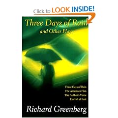 "Three Days of Rain" and Other Plays