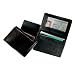 Business Card Case in Black Leather: Florentine Napa
