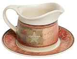 Pfaltzgraff Holiday Spice Gravy Boat with Saucer