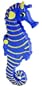 Seahorse AM/FM Blue Shower Radio - UC-75-BL