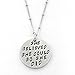 ALoveSoul Inspirational Necklace for Women She Believed She Could So She Did Gift for Teens Girls