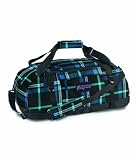 Jansport 20" Duffelpack, Sac de sport mixte adulte - Bleu/&eacute;cossais, Synth&eacute;tique