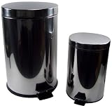 Arcosteel Stainless-Steel Trash Cans, Set of 2