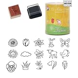 Eigenschaften Creativ Discount / Creativ Discount - Stempel-Set ´Frühling´, 15 Motivstempel + Stempelkissen
