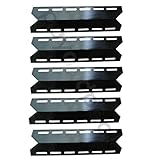 PayandPack 17 5/16' x 4 15/16' MBP 93041 BBQ Barbeque Barbecue Replacement Gas Grill Porcelain Steel Heat Plate Shield Tent Diffuser Deflector for Charmglow, Costco Kirkland, Grand Isle, Nexgrill, Perfect Flame, Permasteel, Sam's Club, Lowes Model Grills