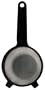 Pedrini Black & Satin 4.5" Strainer