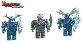 Mega Bloks Dragons Metal Ages Sabrevise, Senka and Chainguard Figure 3 Pack