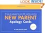 New Parent Apology Cards: 30 Cards