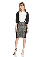 Marc Cain Vestido (Negro / Blanco)