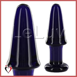 Beginner Glass Butt Plug (Blue)