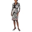 Liz Lange&reg; for Target&reg; Maternity Floral Print Twist V-Neck Dress - Ebony/White/Red&nbsp;