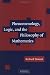 Book Phenomenology, Logic, and the Philosophy of Mathematics