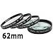 Digital Concepts +1 +2 +4 +10 Close-Up Macro Filter Set with Pouch (62mm)