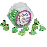 Character Sorting Frogs - 24 pieces