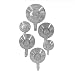 ABC Products - InterDesign ~ Power Lock Suction Cup Hangers (Pkg. of 6 assorted Sizes)