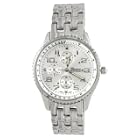 Geneva Platinum Decorative Chronograph Style Fashion Watch with Silver Face