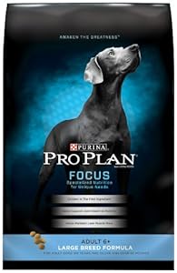 Purina Pro Plan Dry Senior Dog Food, Large Breed Formula, 34-Pound Bag