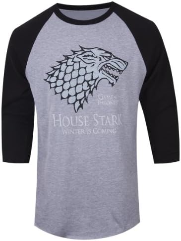 Game of Thrones Winter is Coming Raglan T-Shirt, XL