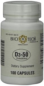 Bio-Tech - D3-50 50,000 IU 100 caps