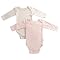 Tadpoles Rompers 2-pk. - Pinstripe/ Salmon