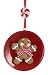 3.5" Gingerbread Kisses Cookie Boy on Plate Christmas Ornament