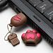 4GB Cute Kitten Cat's PAW High Speed USB 2.0 High Speed Flash Pen Drive Disk Memory Stick Choice of 4GB 8 GIG 8GB 16Gb 32GB Support Windows and Mac OS Shock Proof Great Gift (Ricco 05-017) (4GB BROWN)