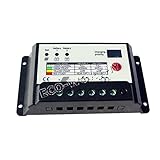 DC HOUSE 20A自動切替12V/24V PWMデュアルバッテリー充電コントローラソーラーパネルレギュレータ