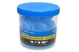 Diamond Tough 1/16 inch Blue Horseshoe Shims -200 Pieces