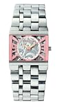Police Glamour Square Ladies stainless steel bracelet with silver dial watch