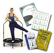 Mini Trampoline Cellerciser Rebounder Trampoline Kit
