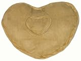The Happy Company Spa Pleasures Microwaveable, Machine Washable Body Pillow, Caramel Suede
